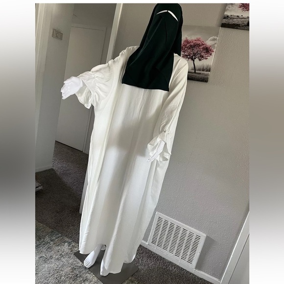 Three layers nose string niqab with batwing sleeve Arabian dress🥰niqab hijab - Picture 4 of 8